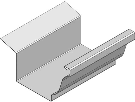 stainless steel flange box gutter|7 inch gutters with flange.